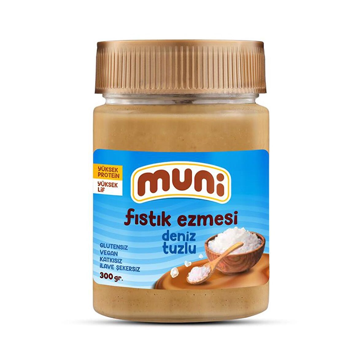 Deniz Tuzlu Fıstık Ezmesi, 300 g