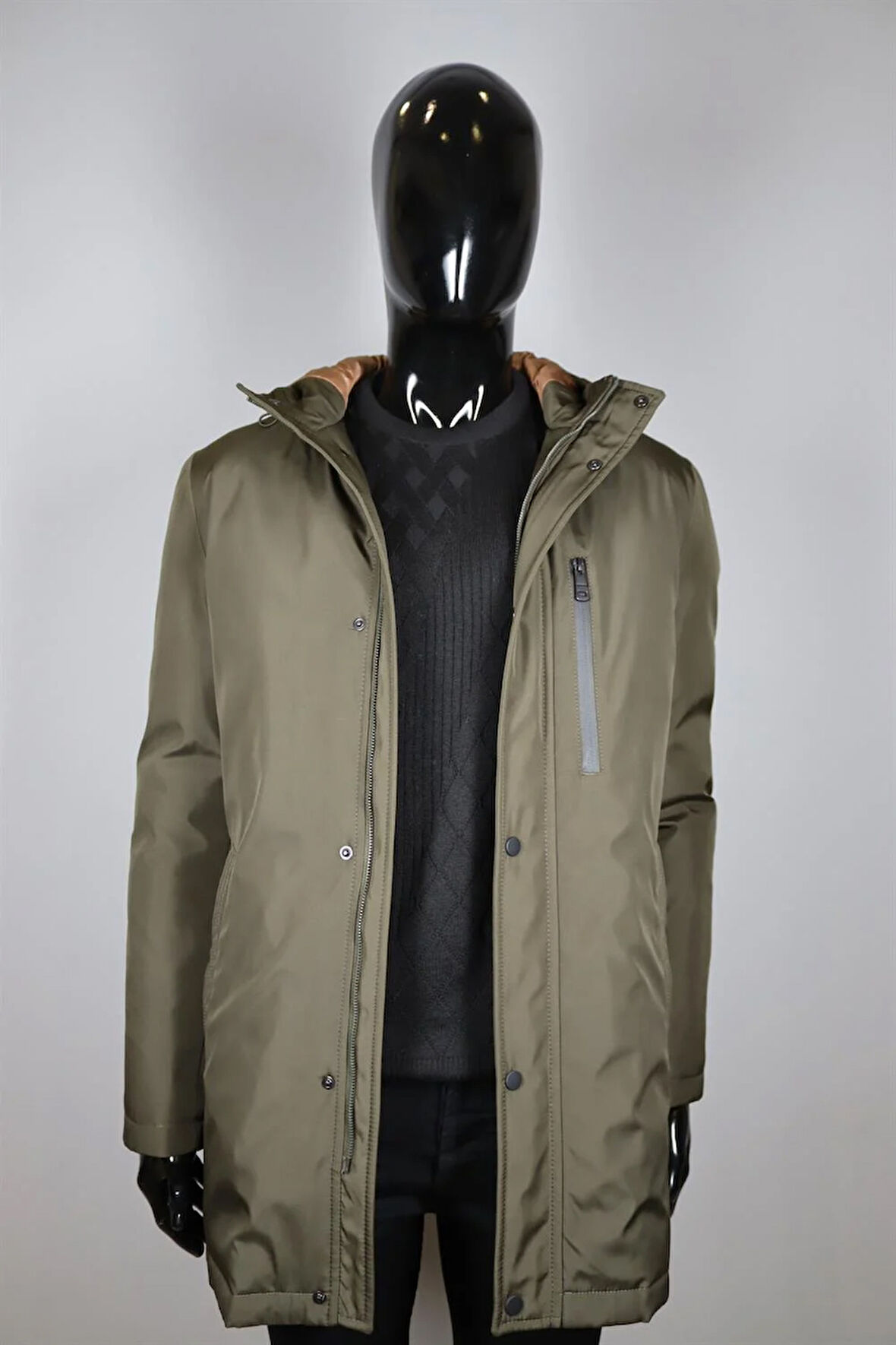 SM22WW18009 SABRİ ÖZEL PARKA HAKİ