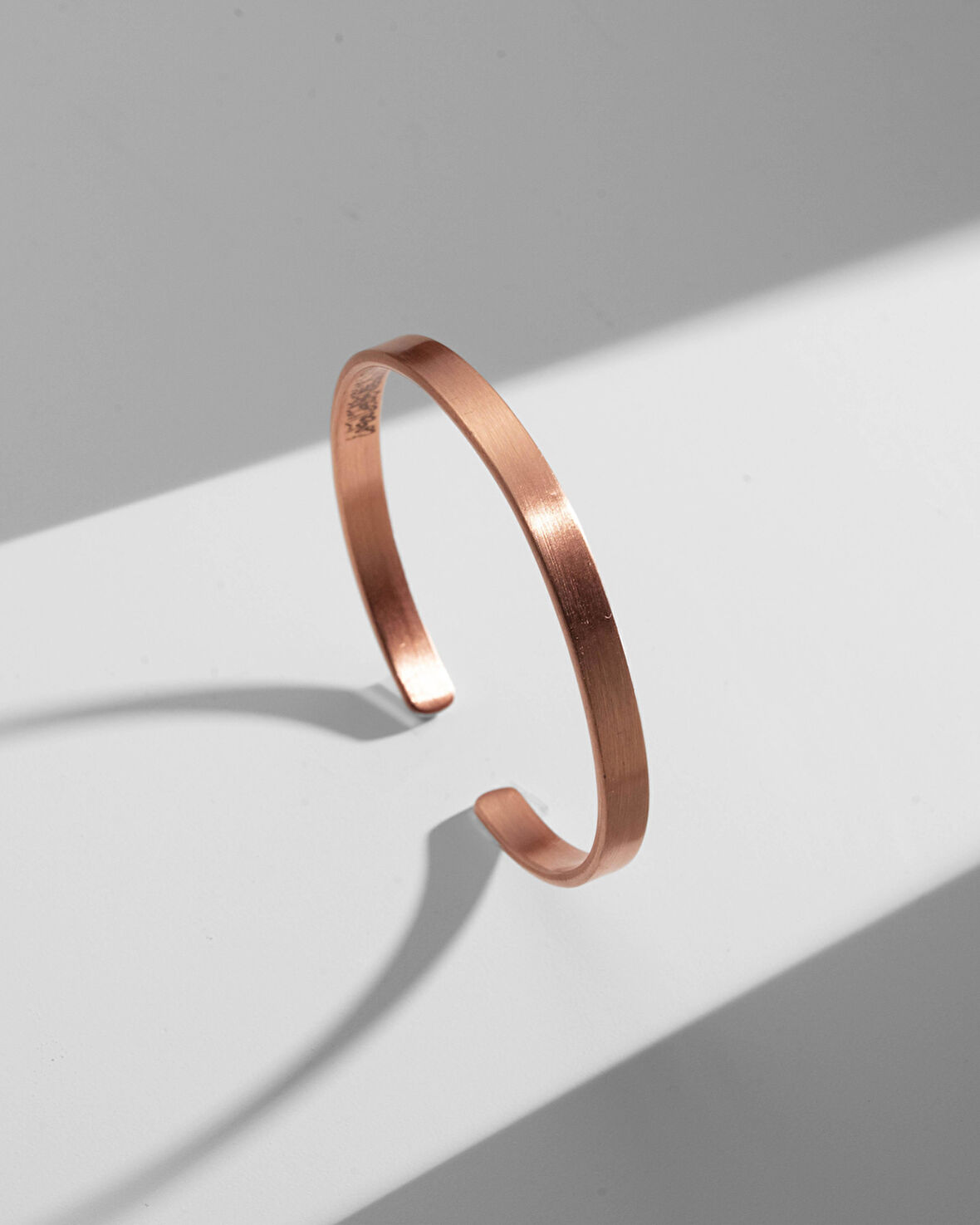 İçi Ayetel Kürsi Yazılı Dışı Düz İnce Bakır Bakır Bilezik