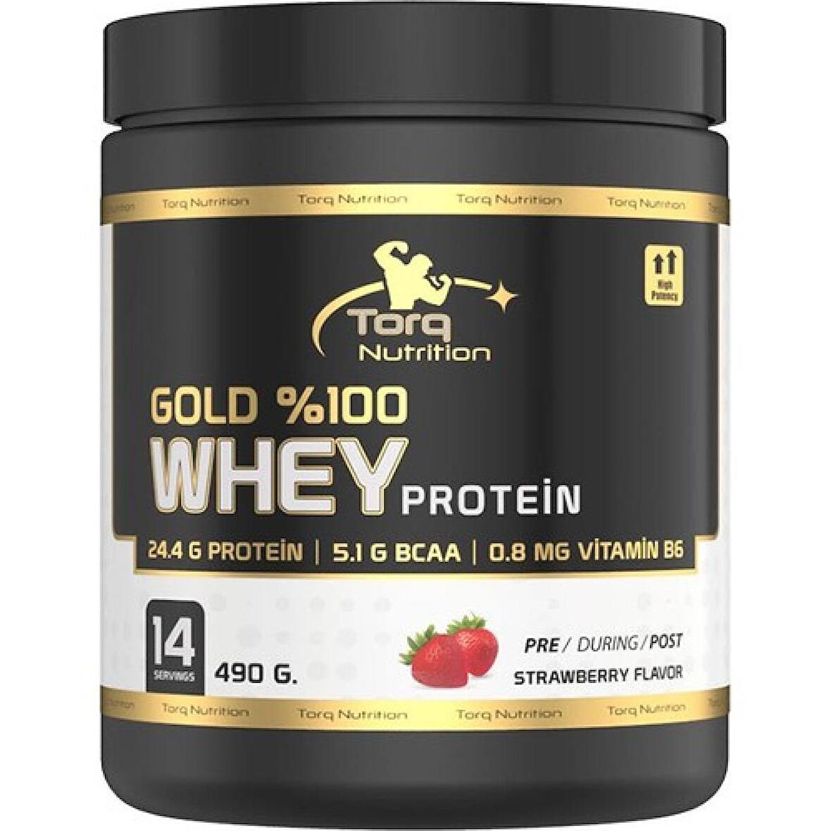 Gold Whey Protein Çilek Aromalı 490 gr