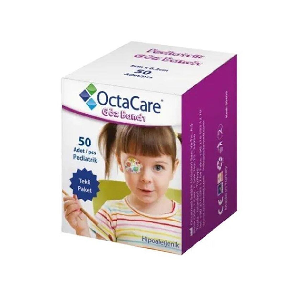 Octacare Çocuk Göz Pedi 50 Adet Kız