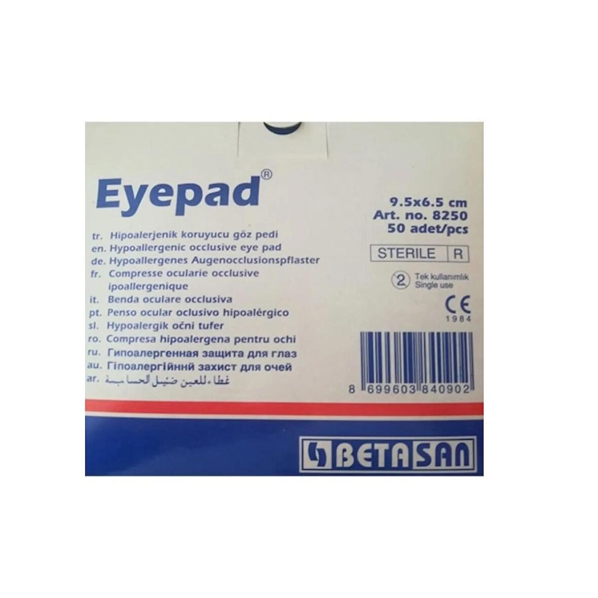 Betasan Göz Pedi 50'li 8250