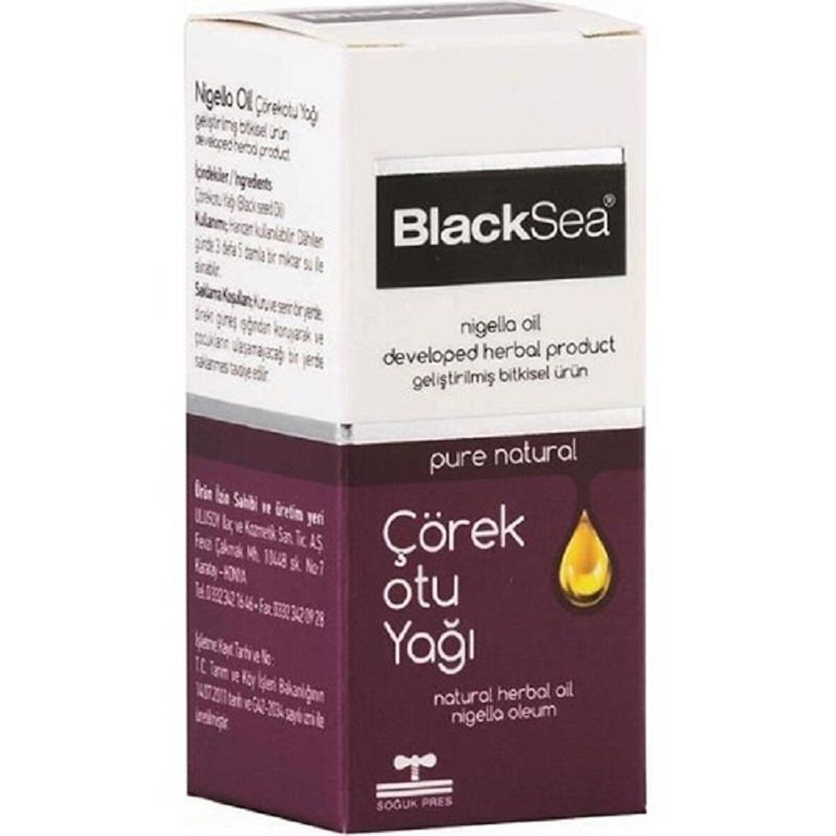 Black Sea Çörek Otu Yağı 20 ml