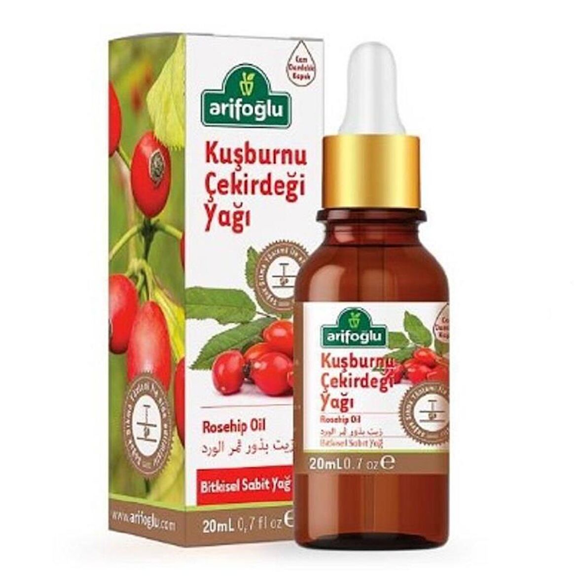 Arifoğlu Kuşburnu Çekirdeği Yağı 20 ml