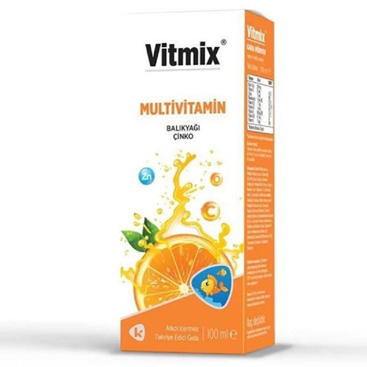 Vitmix Multivitamin Balık Yağı Çinko 100 ml