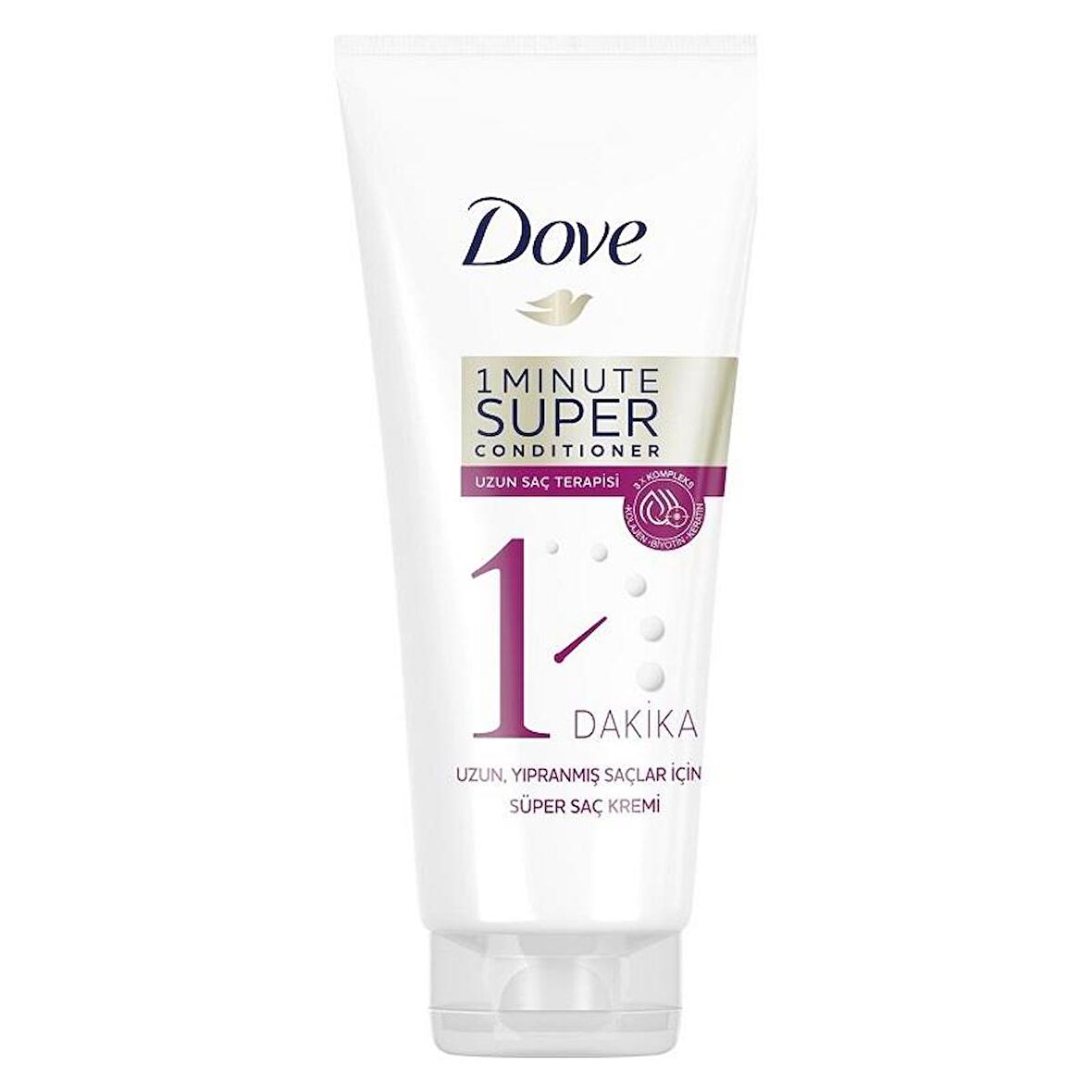 Dove 1 Dakika Süper Uzun Yıpranmışı Saç Bakım Kremi 170 ml