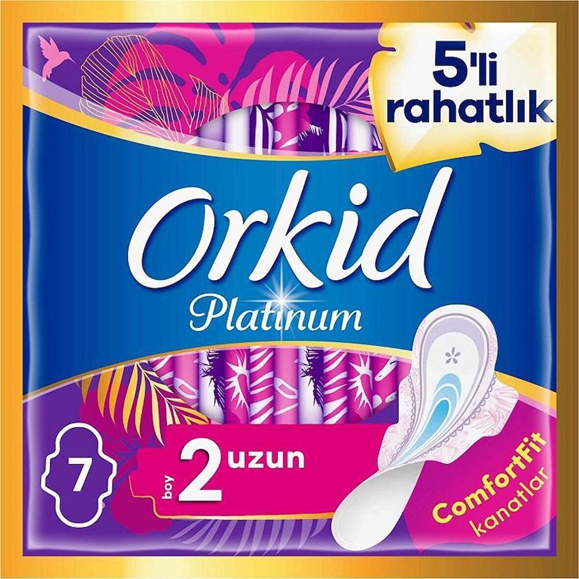 Orkid Platinum Ultra Hijyenik Ped Uzun 7'li