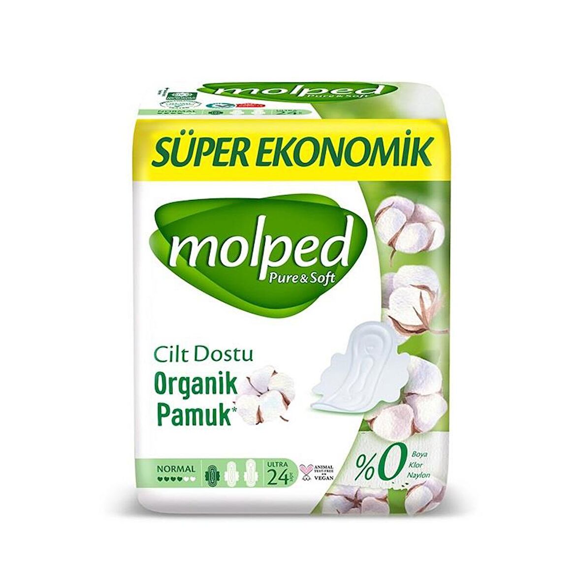 Molped Pure Soft Süper Ekonomi Normal 24'lü
