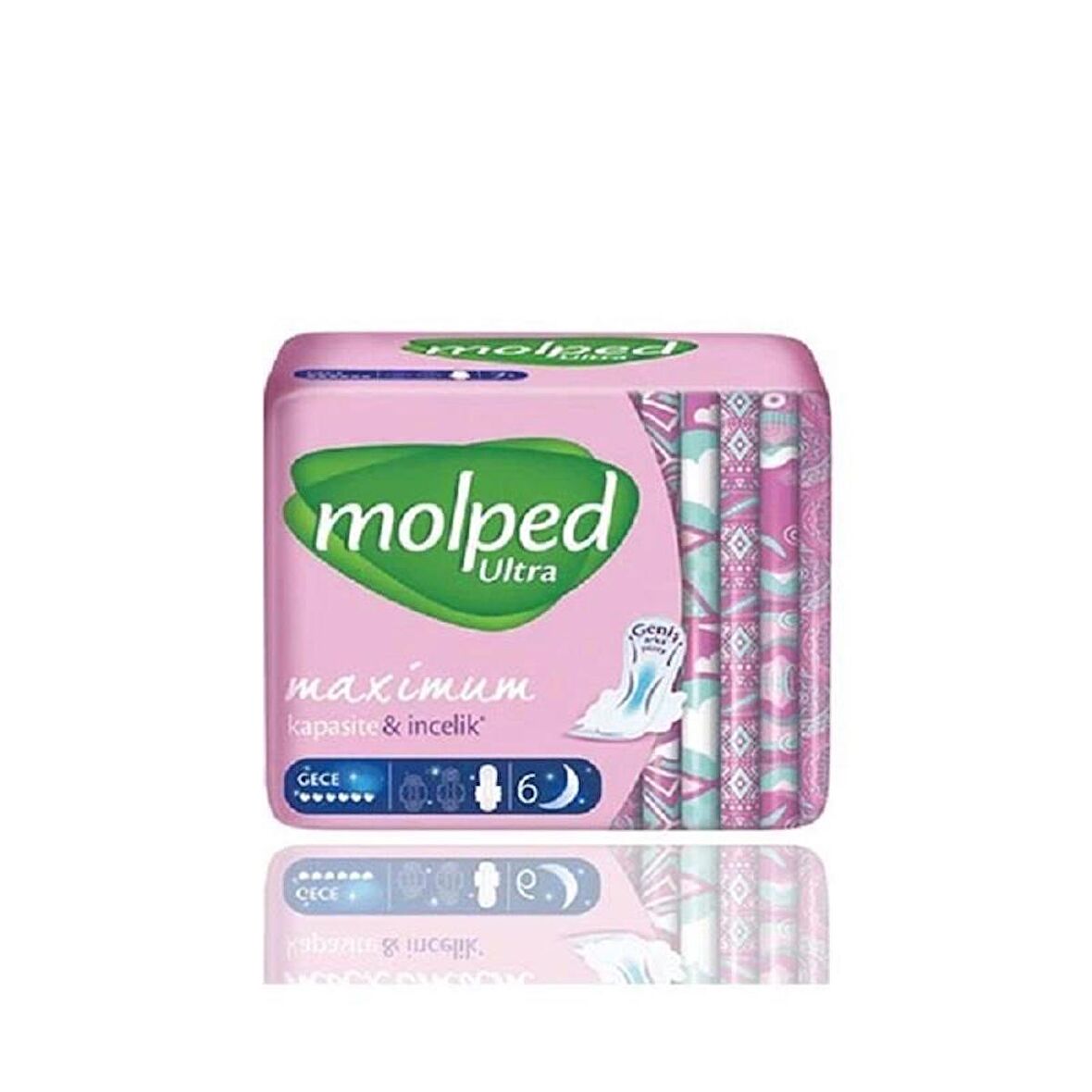 Molped Ultra Gece Kuruluk Kadın Pedi 6'lı