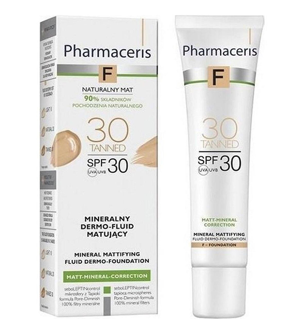 Pharmaceris Matt Mineral Correction SPF30 30 Tanned 30 ml