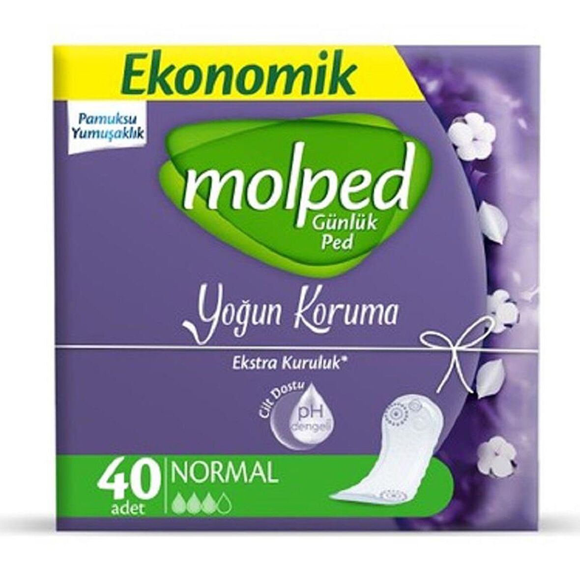 Molped Günlük Yoğun Koruma Normal Eko 40'lı
