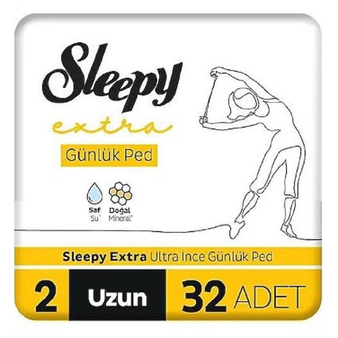 Sleepy Extra Günlük Ped Süper Uzun 32'li