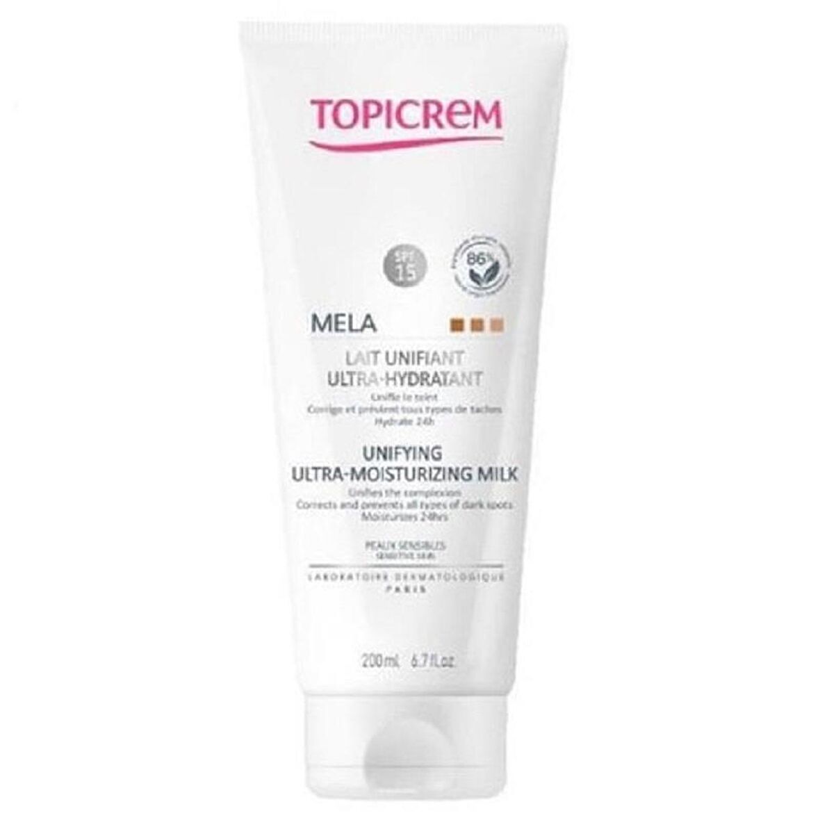 Topicrem Mela Lightening Ultra-Moisturizing Milk 200 ml