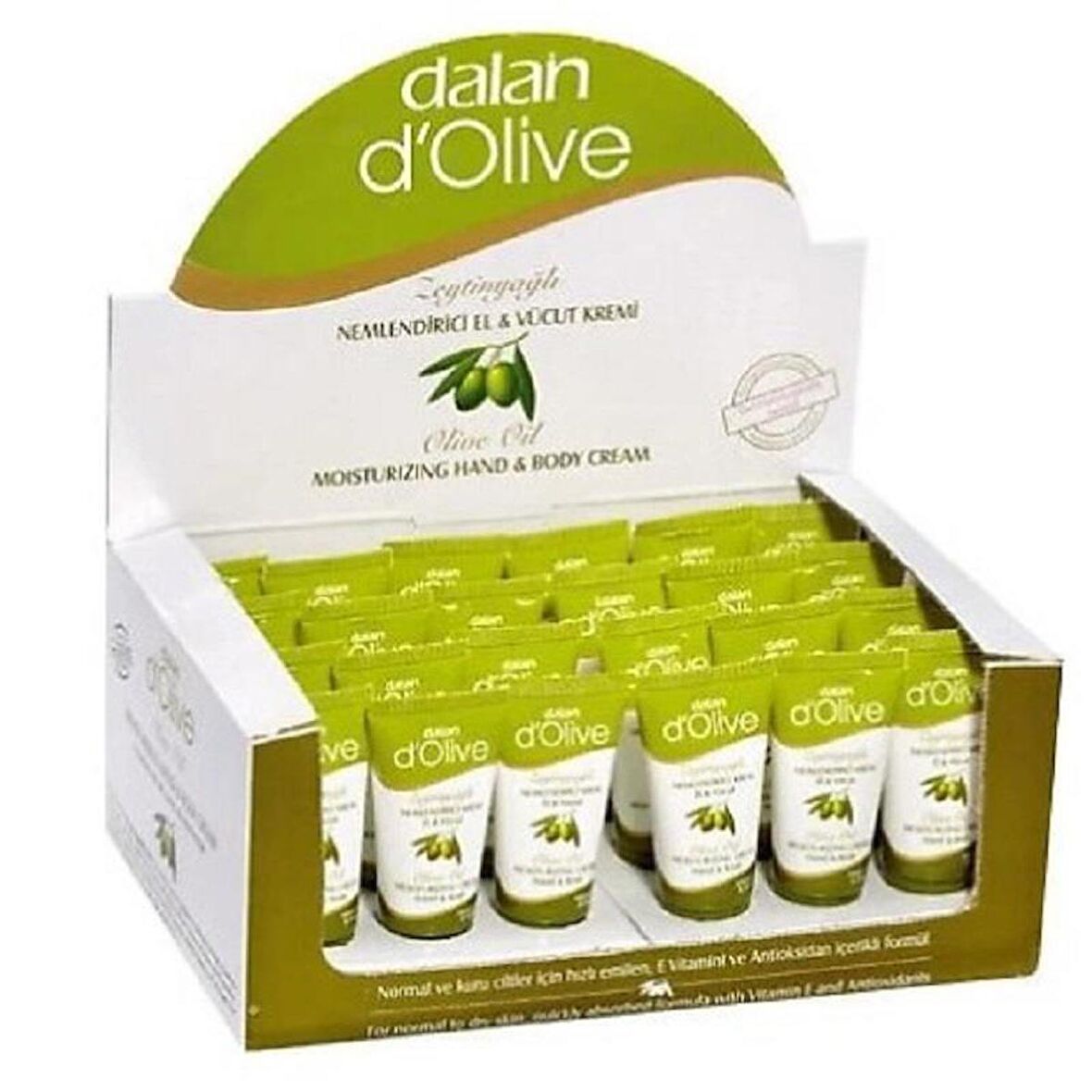 Dalan D'Olive Zeytinyağlı Nemlendirici Krem 20 ml - 24'lü Stand