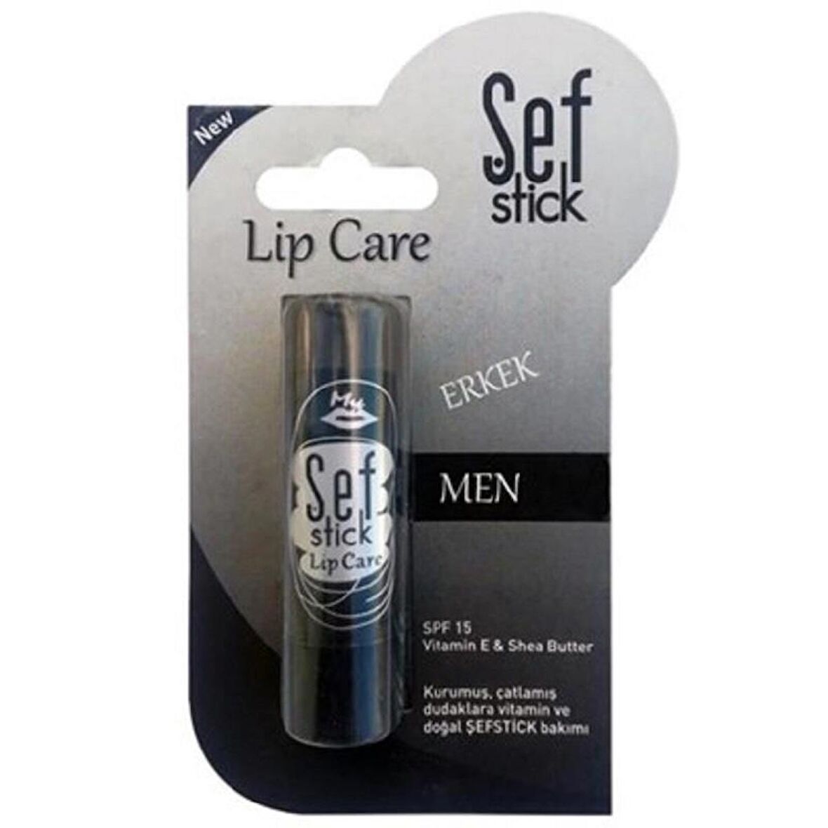 Şef Stick Lip Care Natural Men