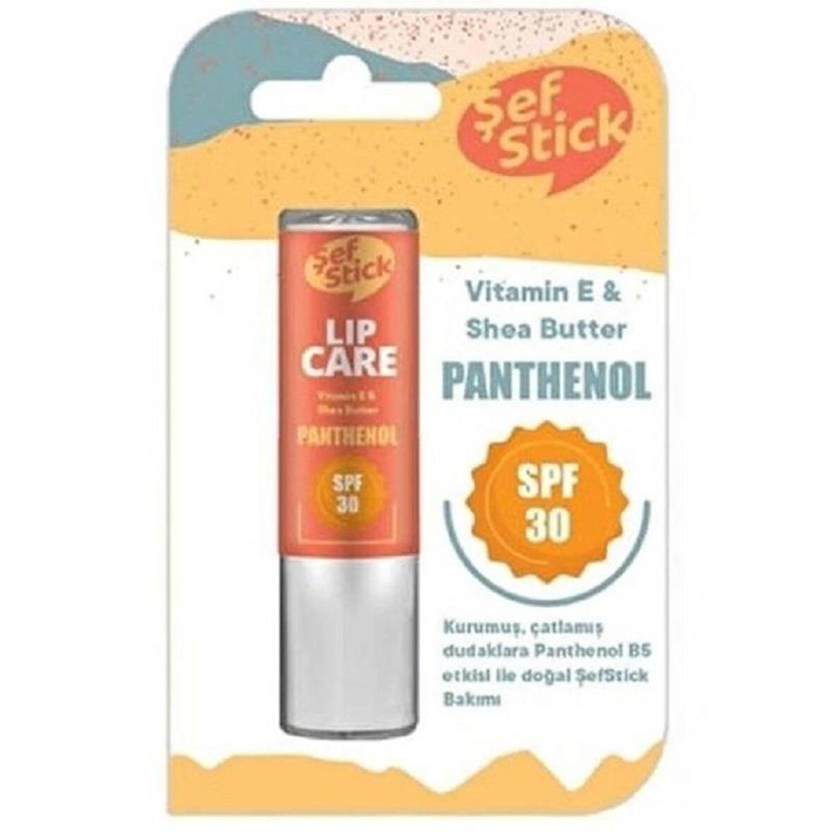 Şef Stick Penthenol Dudak Koruyucu SPF30