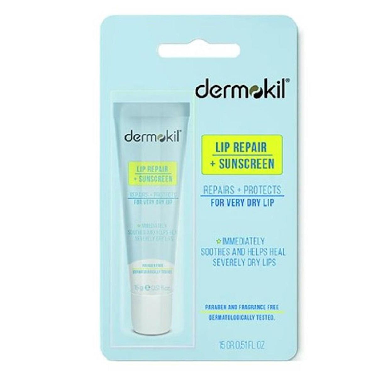 Dermokil Repair & Sunscreen Lip Balm 15 ml