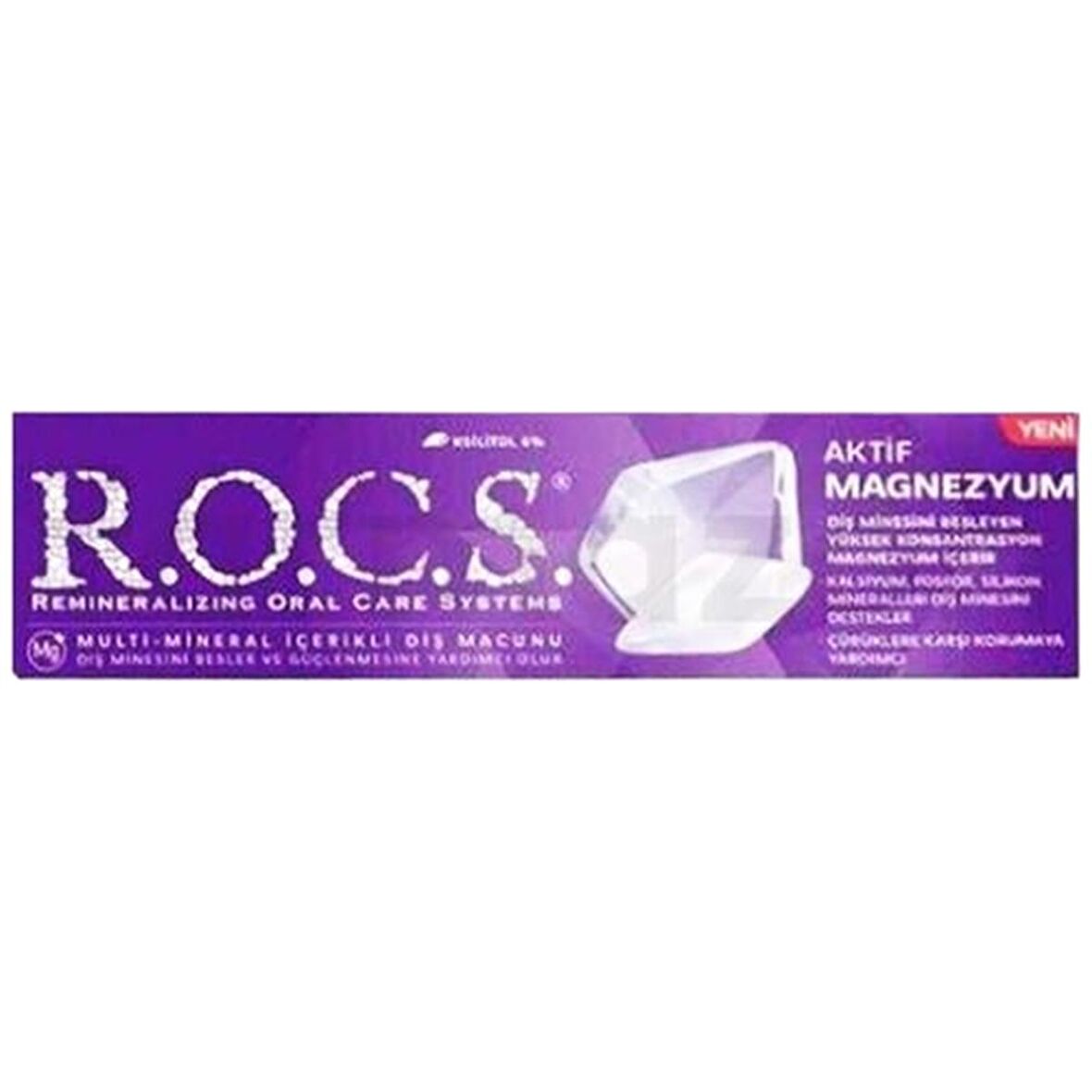 Rocs Aktif Magnezyum Diş Macunu 75 ml