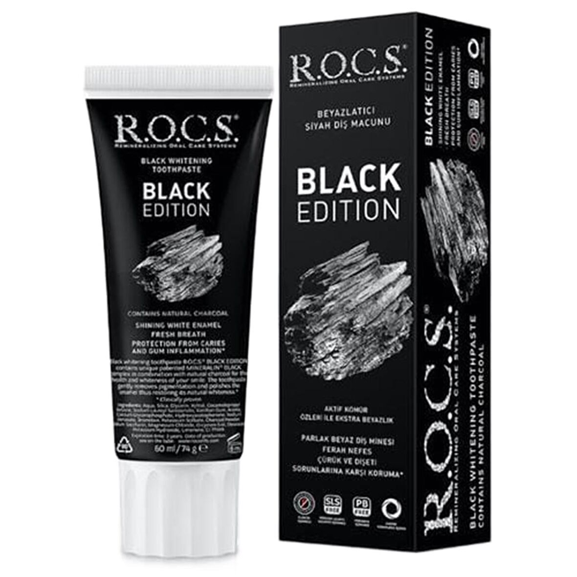 Rocs Black Edition Diş Macunu 60 ml