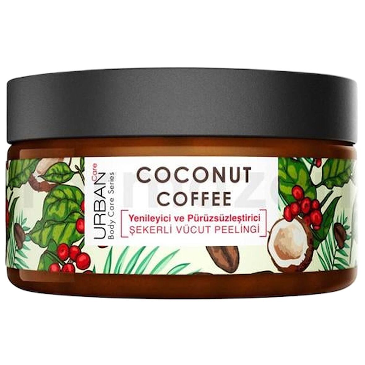 Urban Care Coconut Coffee Yenileyici ve Cilt Pürüzsüzleştirici Vücut Peeling 200 ml