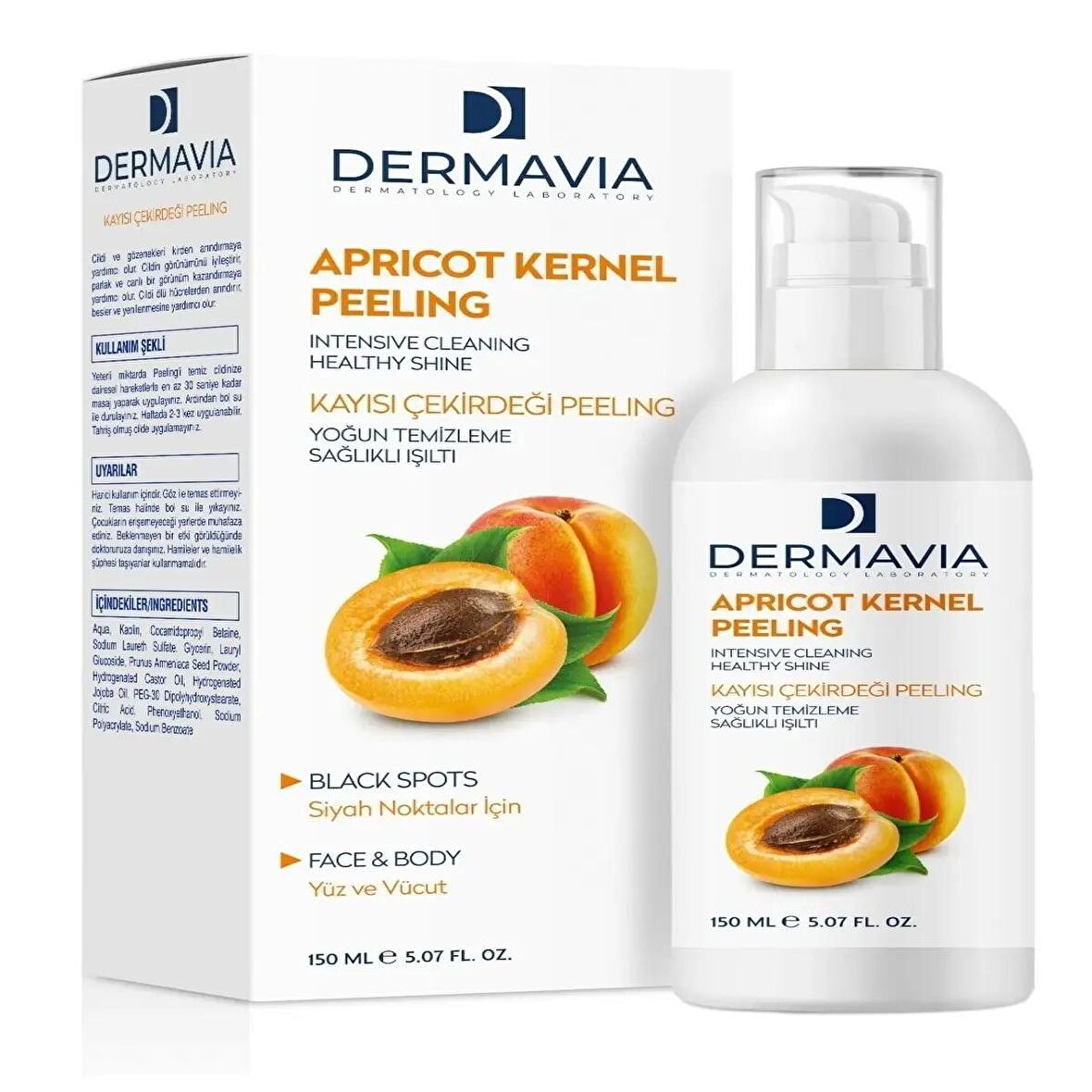 Dermavia Kayısı Çekirdeği Peeling 150 ml