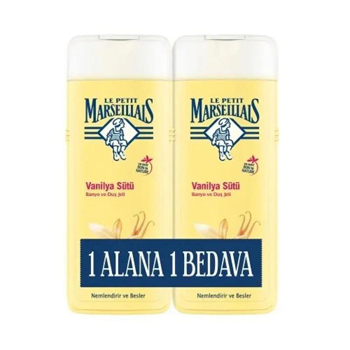 Duş Jeli Beyaz Vanilya Sütü 400 ml - 2 Adet