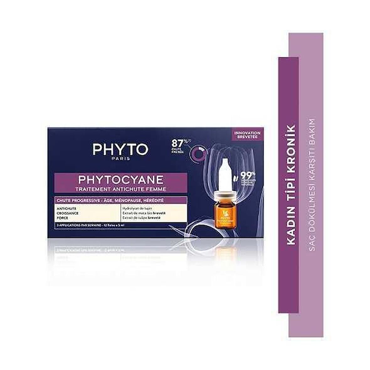 Phyto Cyane Kadın Tipi Kronik Saç Dökülmesi Karşıtı Bakım Serumu 12'li 5 ml