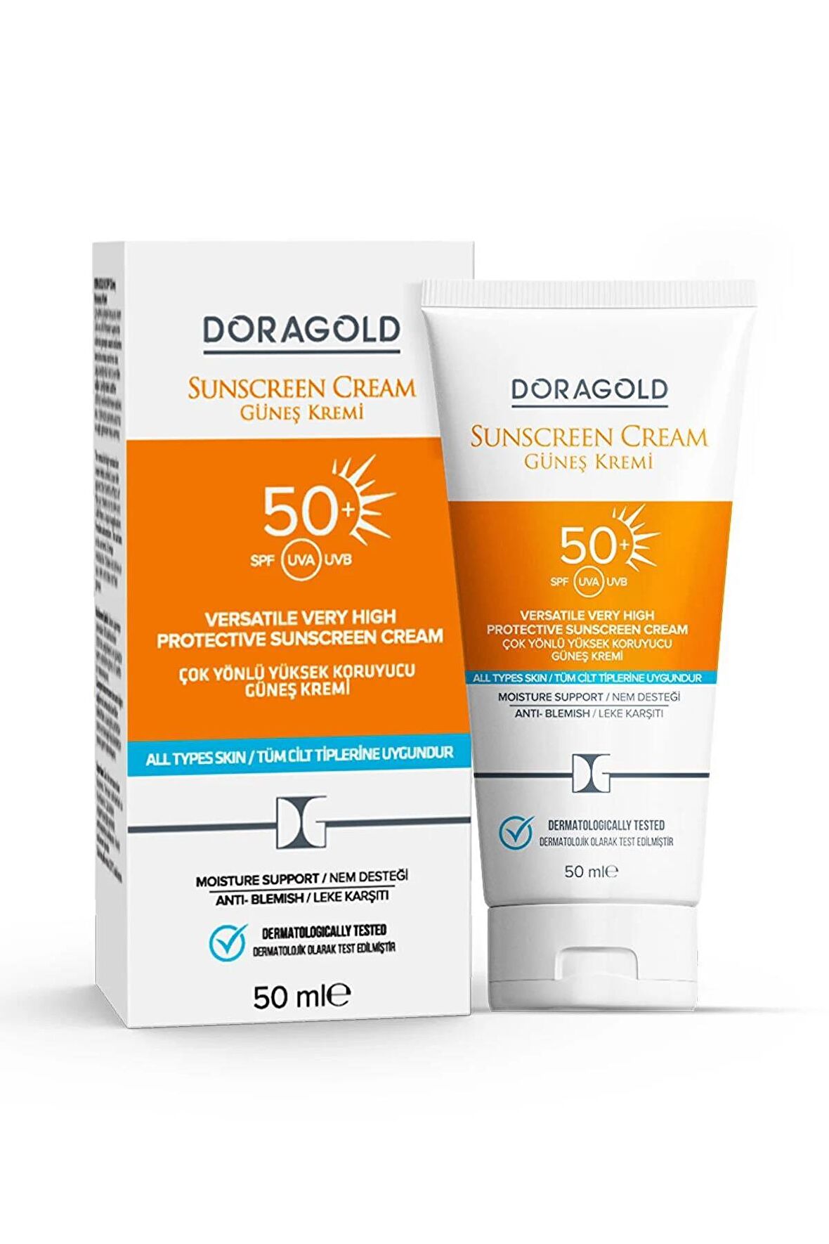 Doragold Güneş Koruyucu Krem SPF50 50 ml