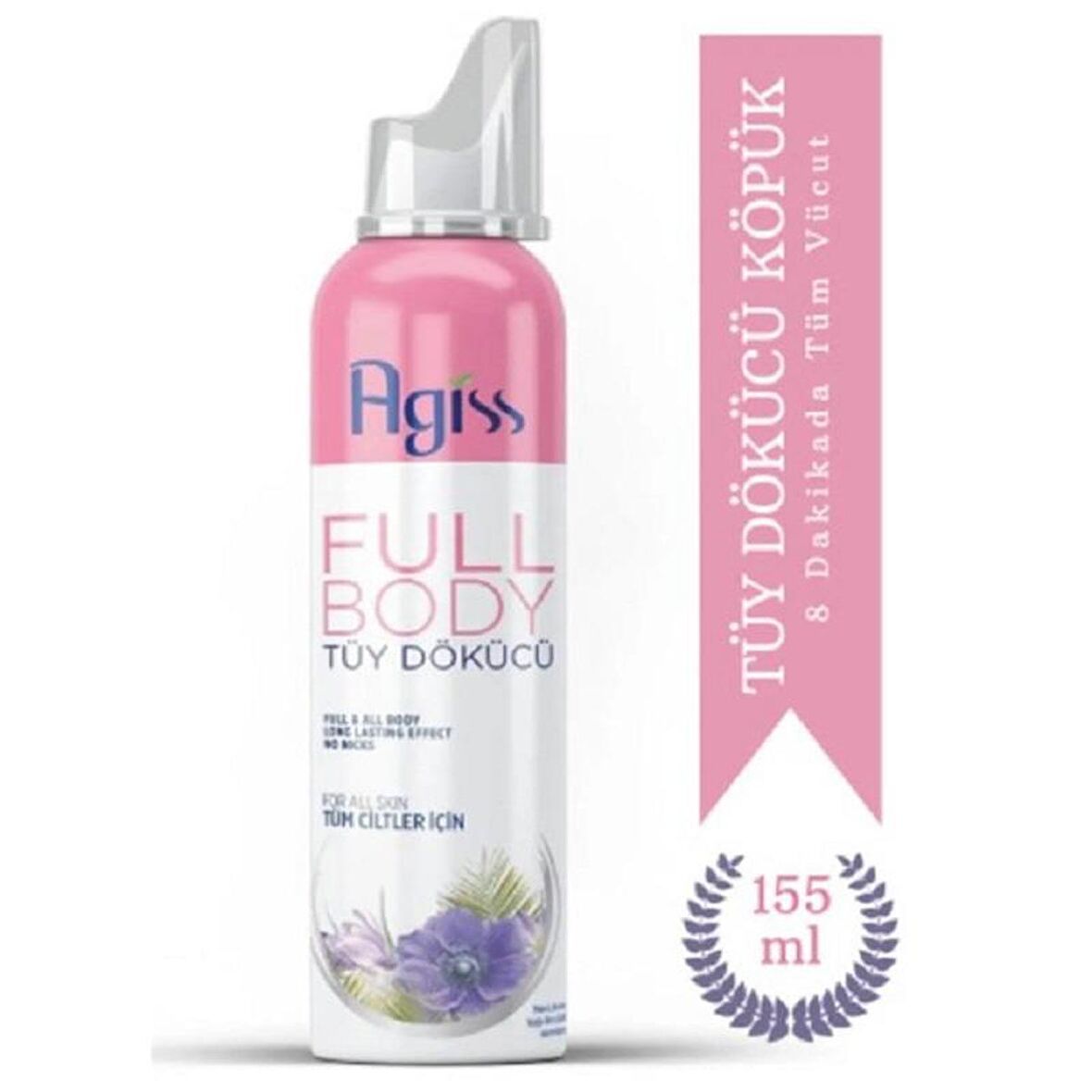 Agiss Full Body Tüy Dökücü Köpük Sprey 155 ml