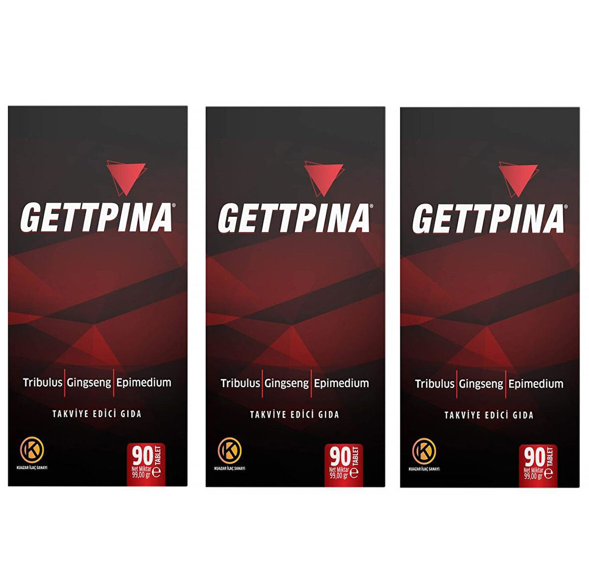 Gettpina 90 Tablet - 3'lü