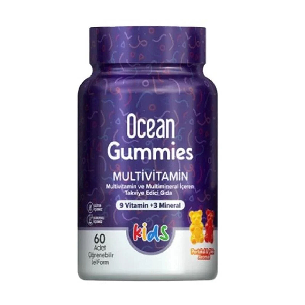 Ocean Gummies Multivitamin 60 Çiğnenebilir Jel Form