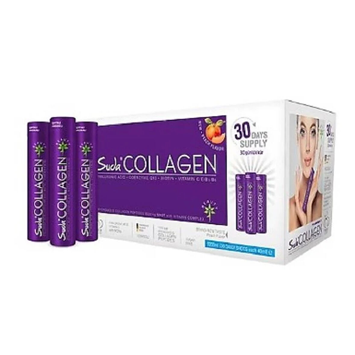 Suda Collagen Multiform Şeftali 30 Shot