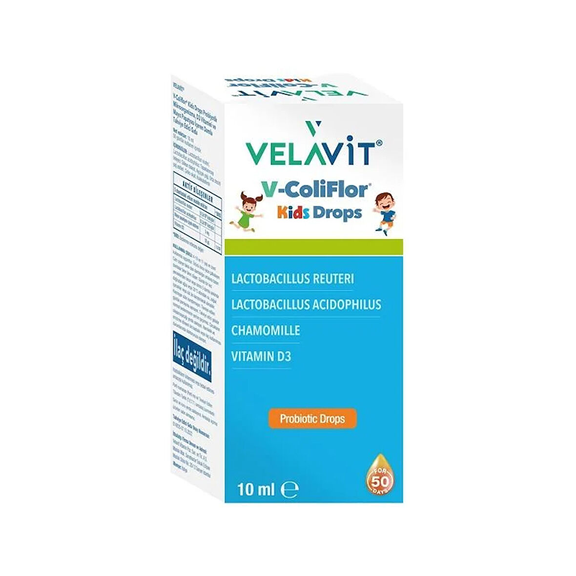 Velavit V-Coliflor Kids Drops 10 ml
