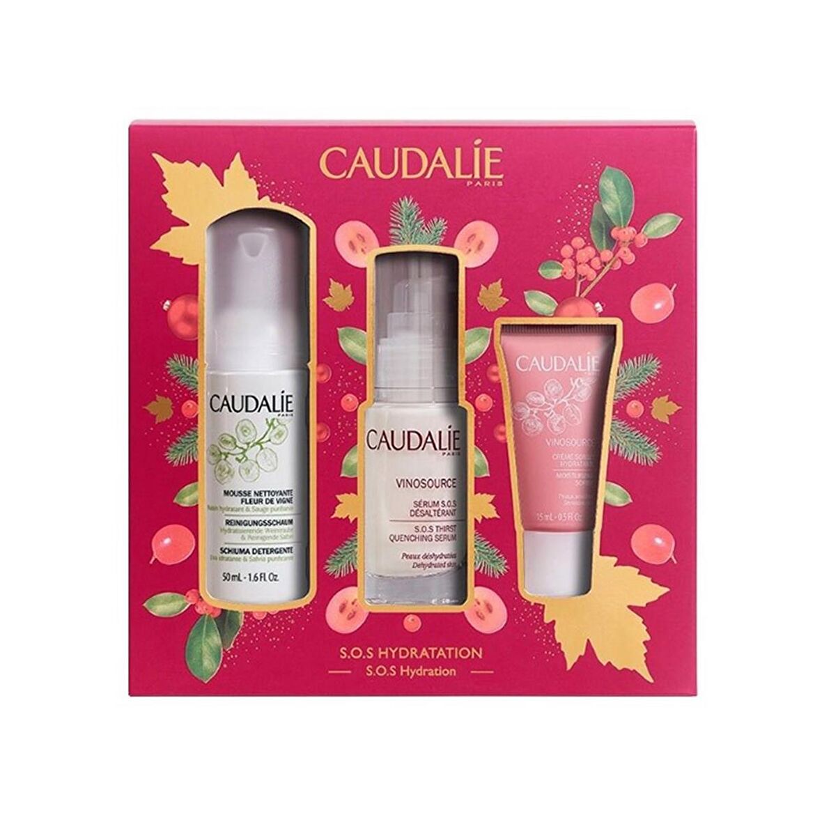 Caudalie Vinosource S.O.S Serum Set 2020