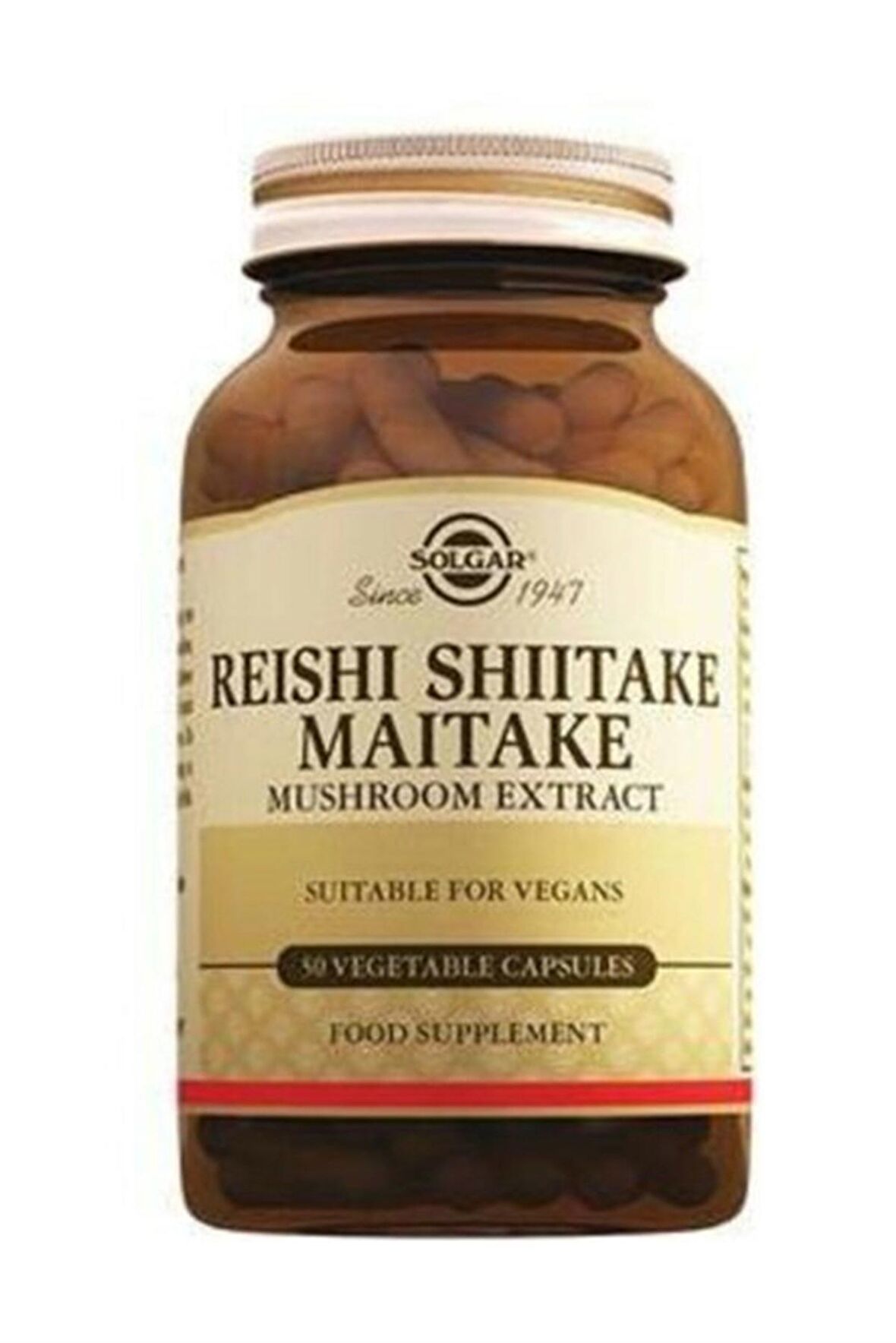 Solgar Reishi Shiitake Maitake Mushroom Extract 50 Kapsül