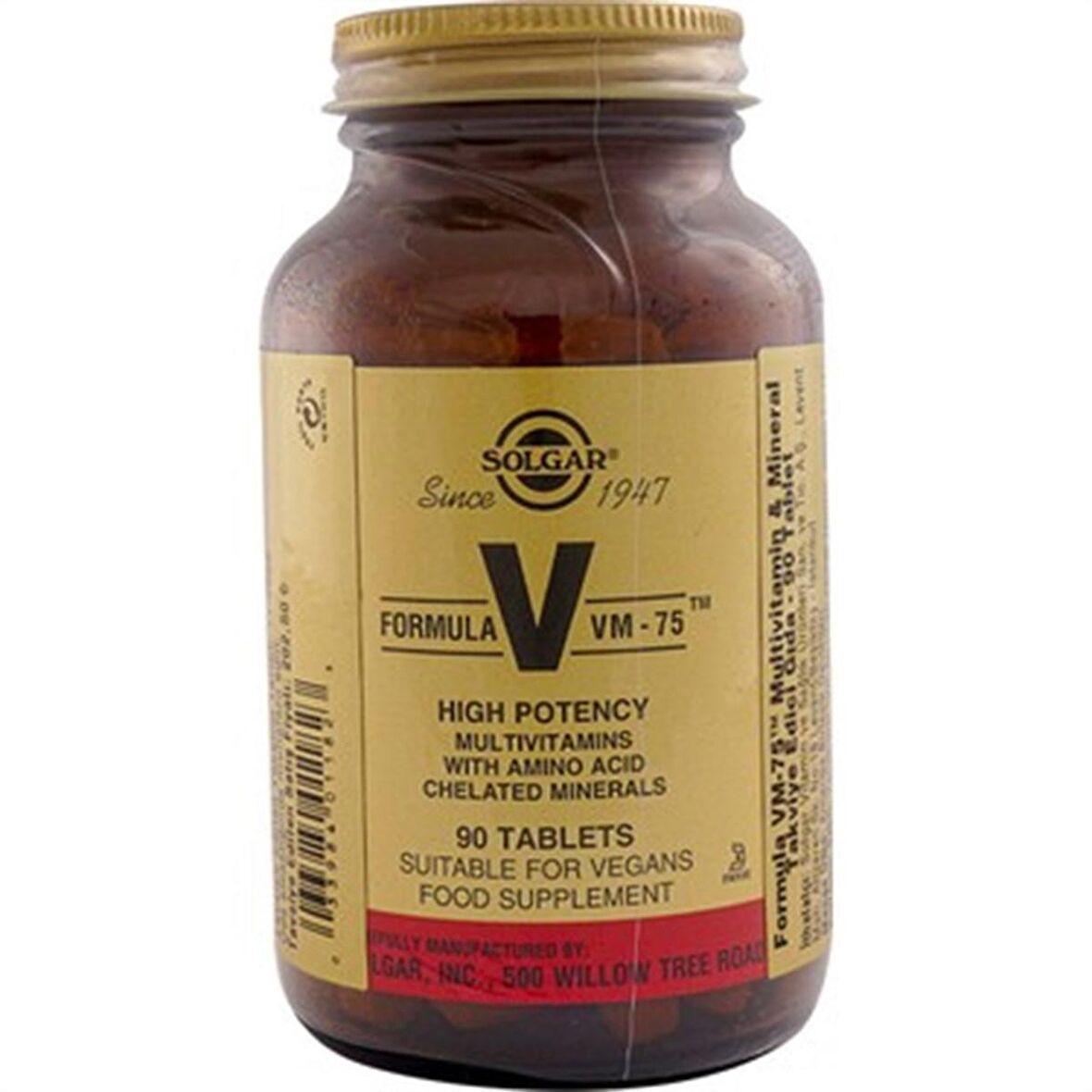 Solgar VM 75 Multivitamin 90 Tablet
