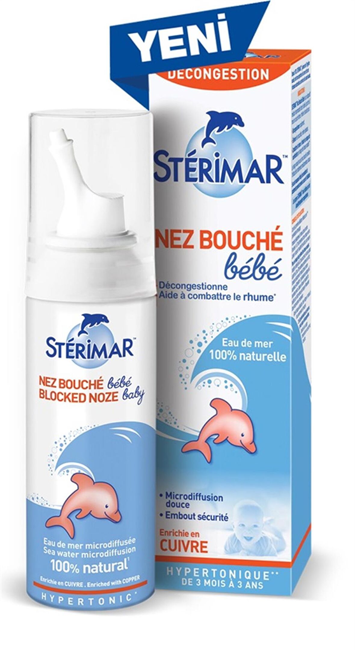 Sterimar Baby Burun Spreyi Blocked Nose Hipertonik Sprey 100 ml