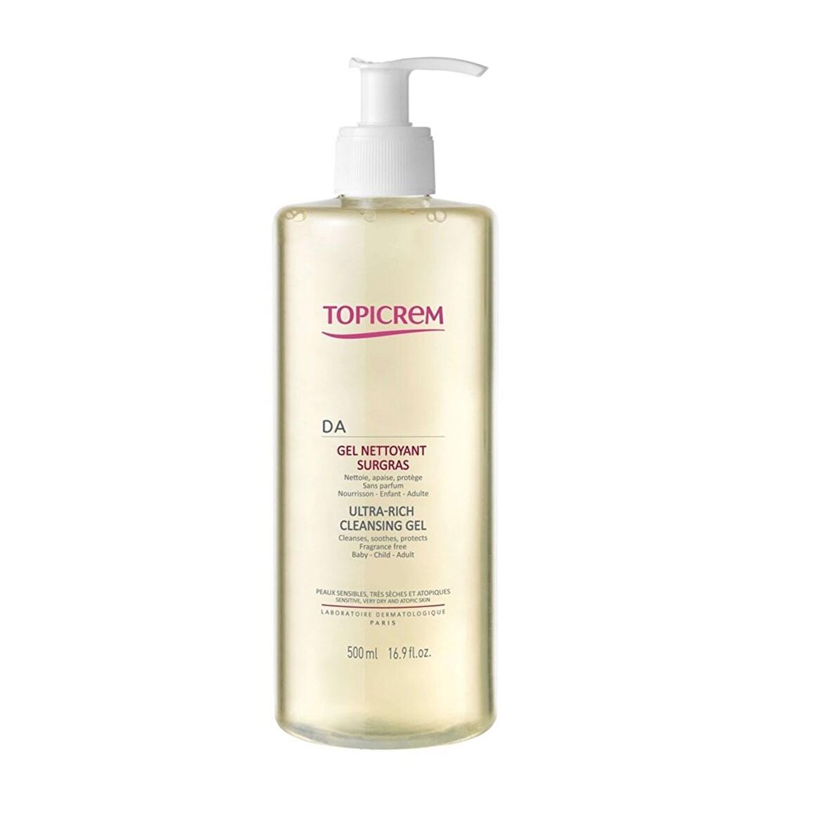 Topicrem DA Ultra Rich Cleansing Gel 500 ml