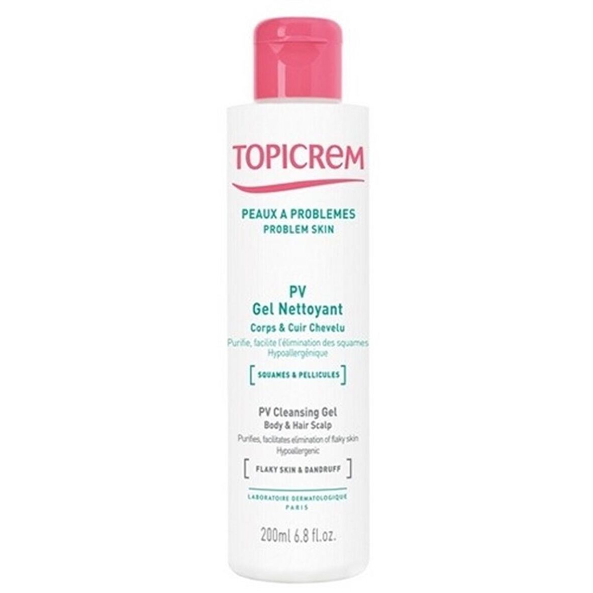 Topicrem PV Cleansing Gel Body & Hair Scalp 200 ml - Vücut ve Saç Derisi