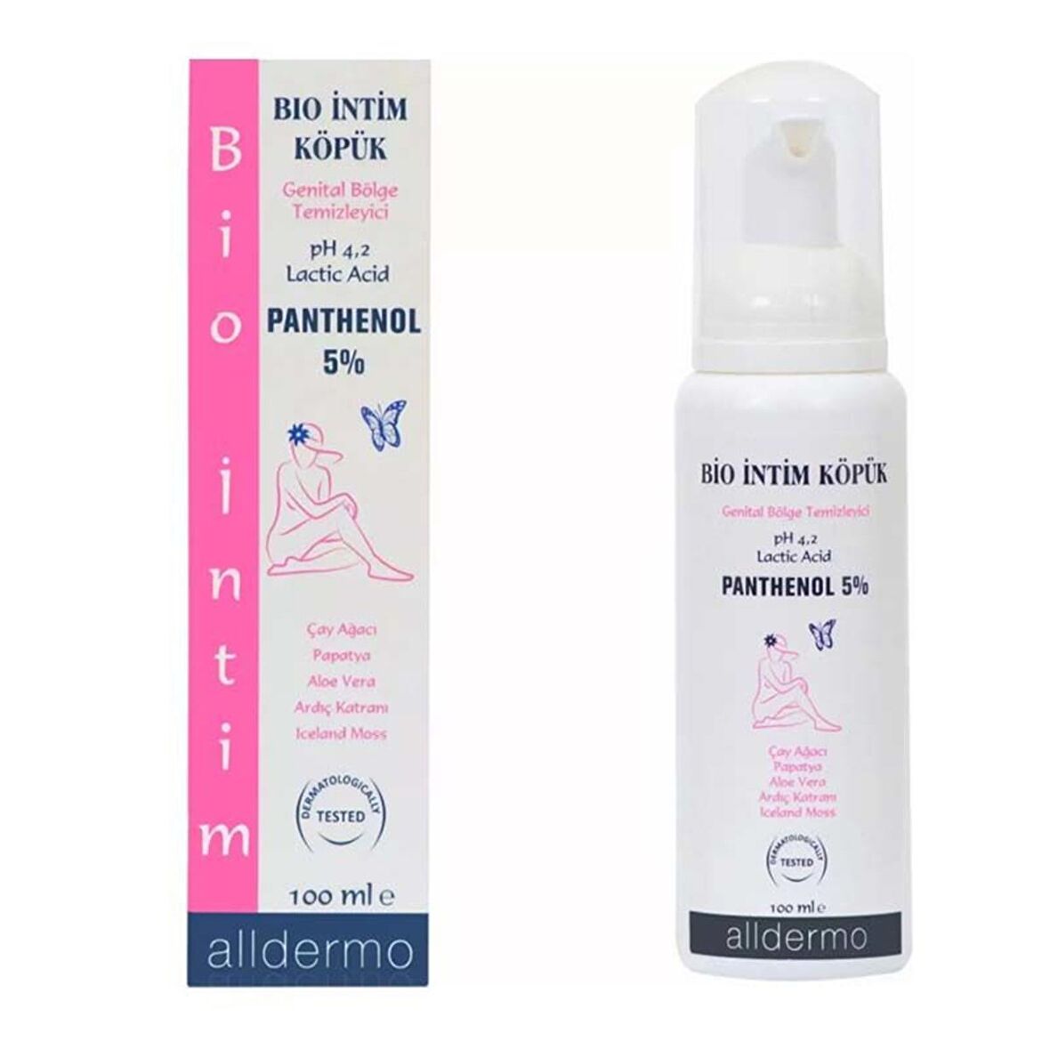 Alldermo Panthenol Bio İntim Köpük 100 ml