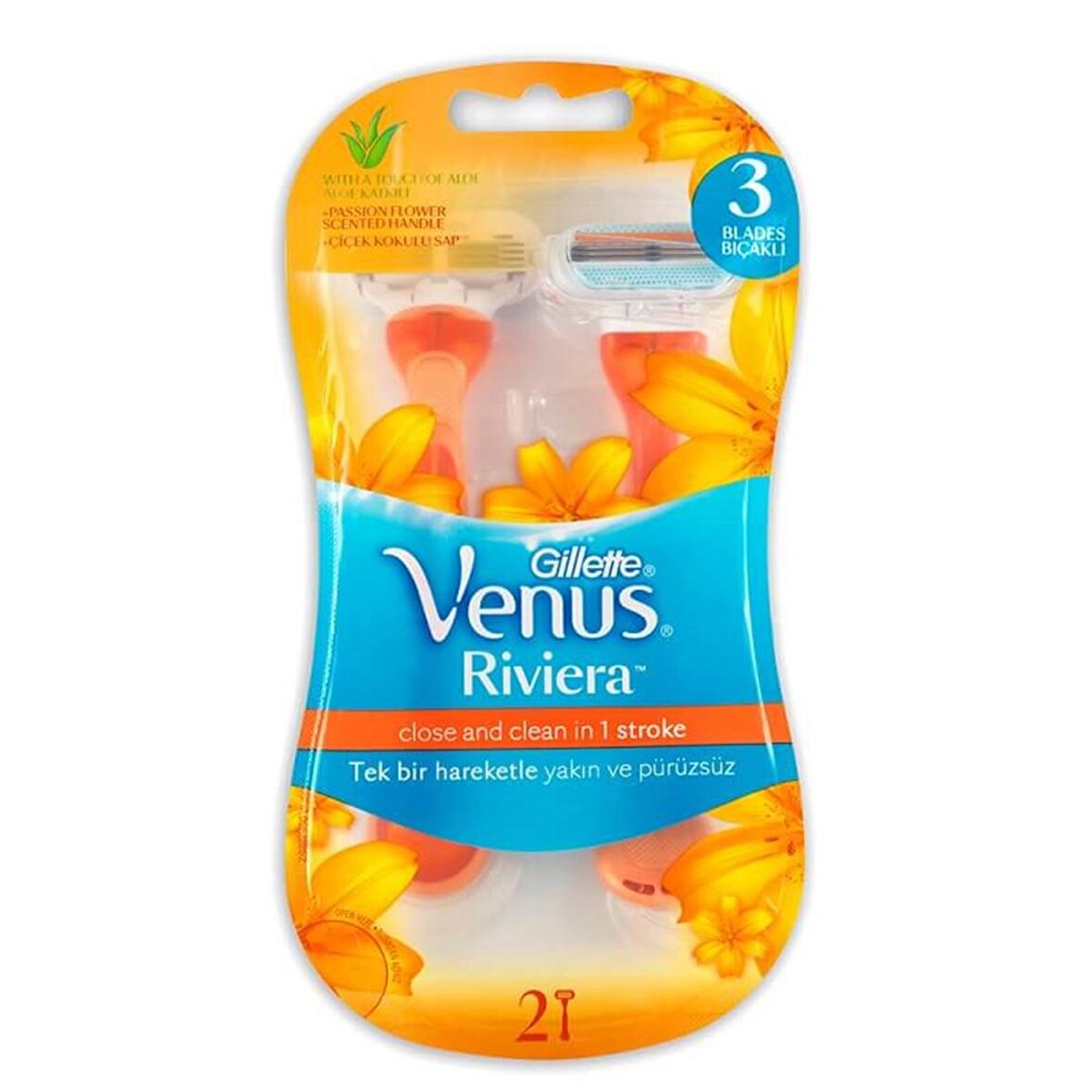 Gillette Venus Tıraş Bıçağı Riviera 2'li