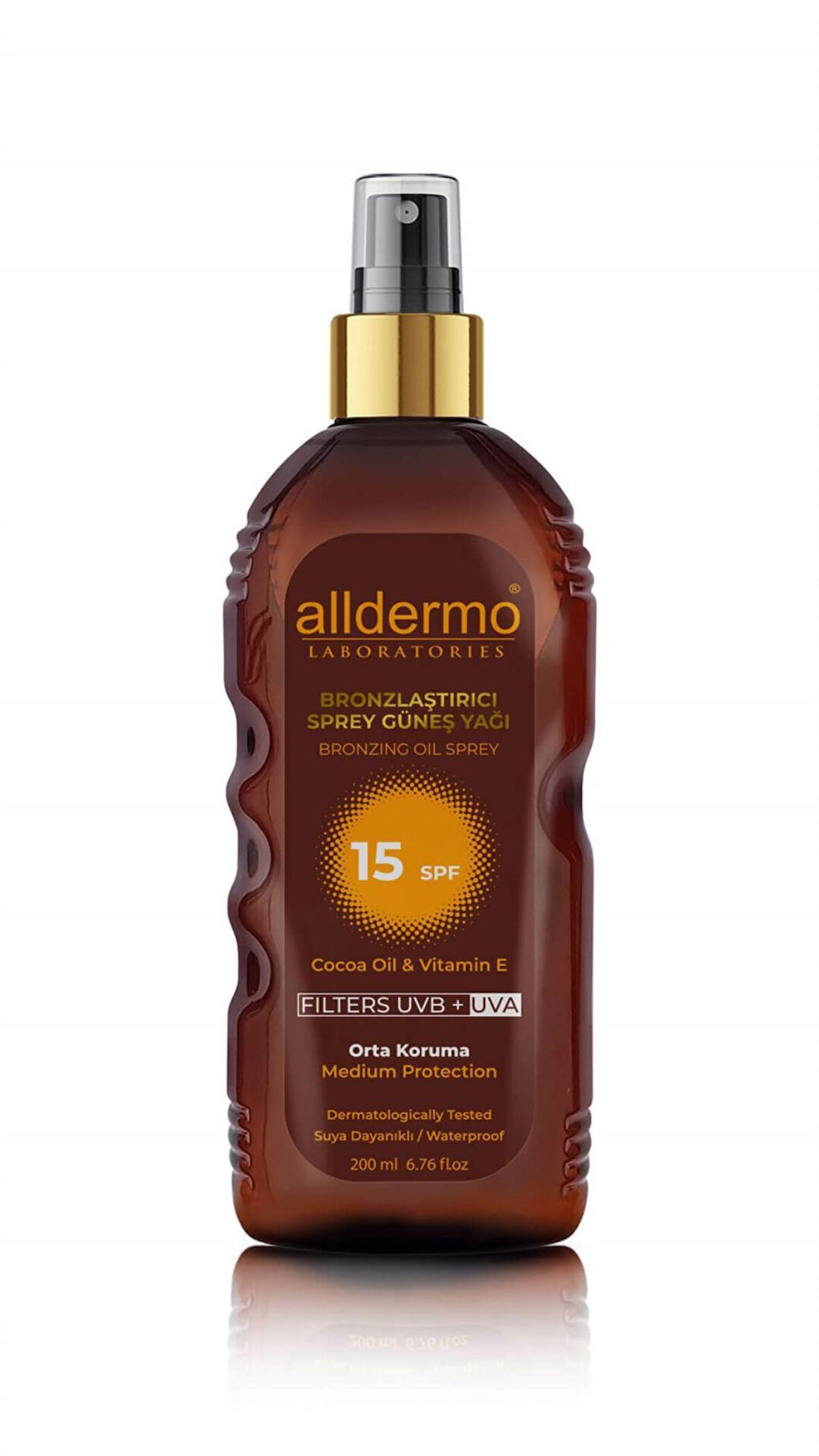 Alldermo Brozing SPF15 Güneş Spreyi 200 ml