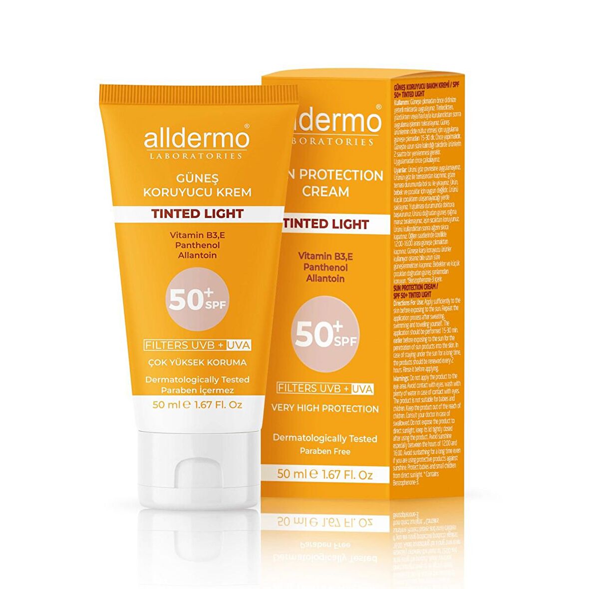 Alldermo SPF50 Tinted Light Krem 50 ml