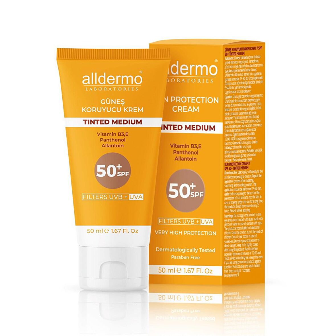 Alldermo SPF50 Tinted Medium Krem 50 ml