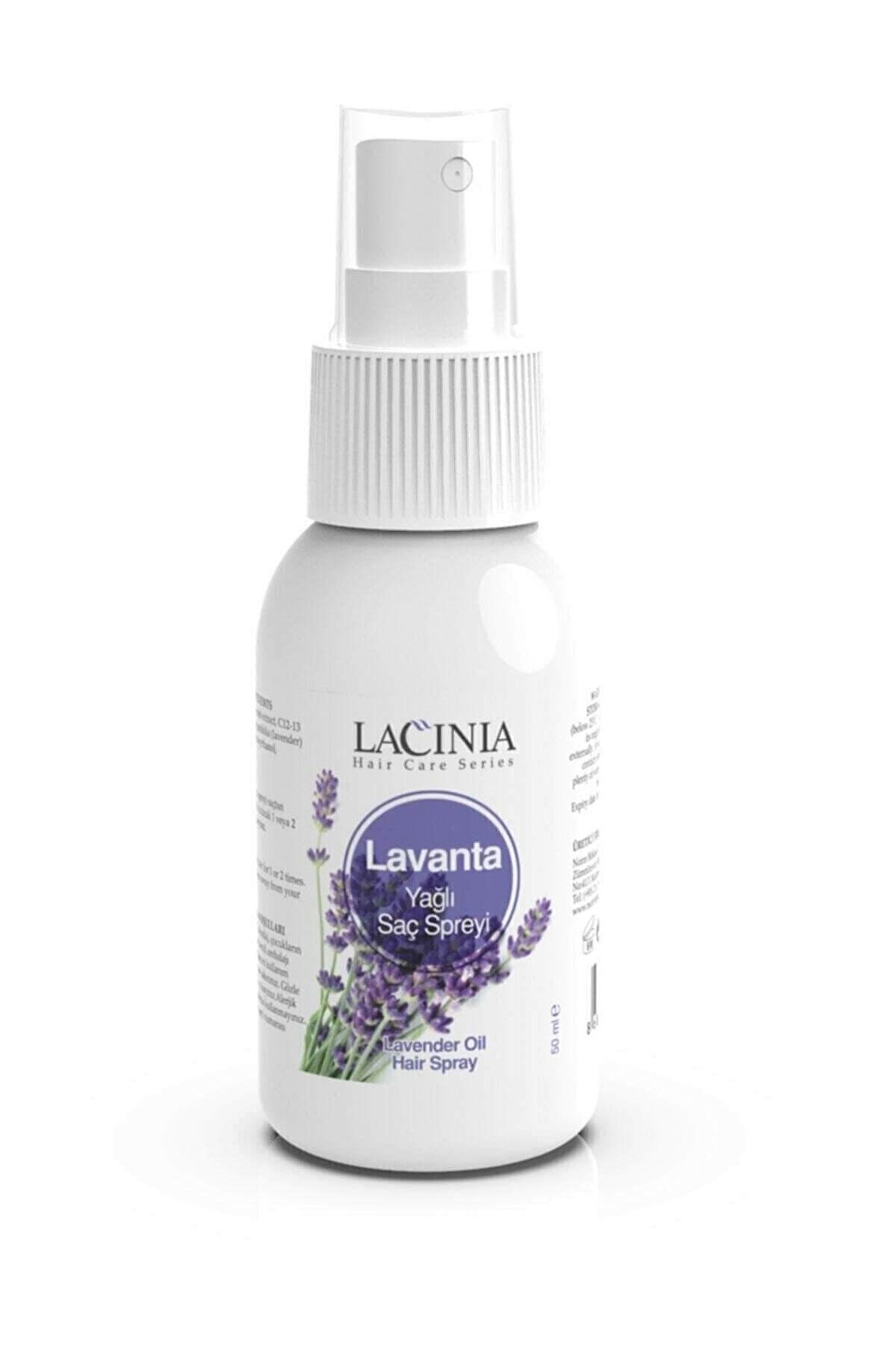 Lacinia Bit Kovucu Lavanta Yağlı Saç Spreyi 50 ml