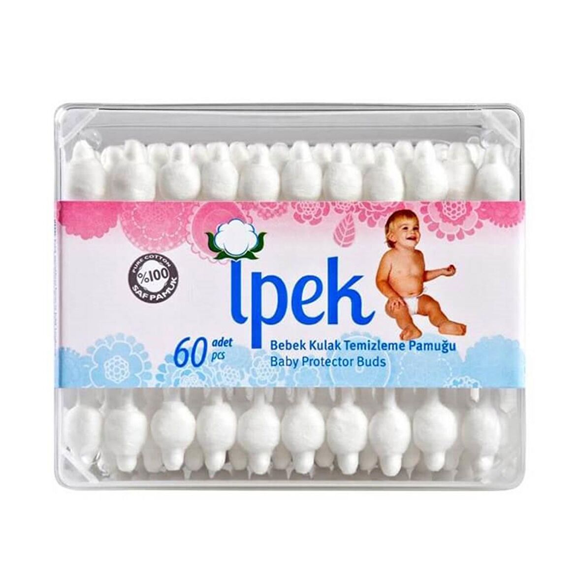 İpek Bebek Kulak Çubuğu 60'lı