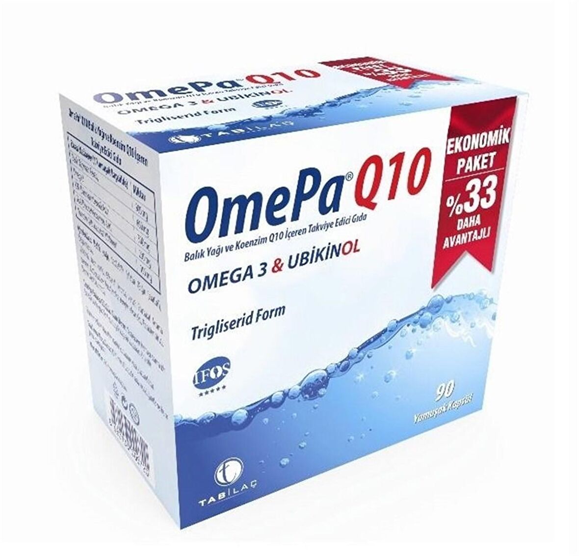 Omepa Q10 90 Kapsül