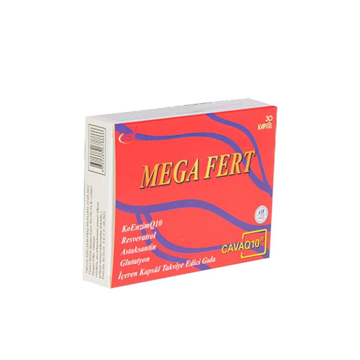 Mega Fert Koenzim Q10 200 mg 30 Kapsül