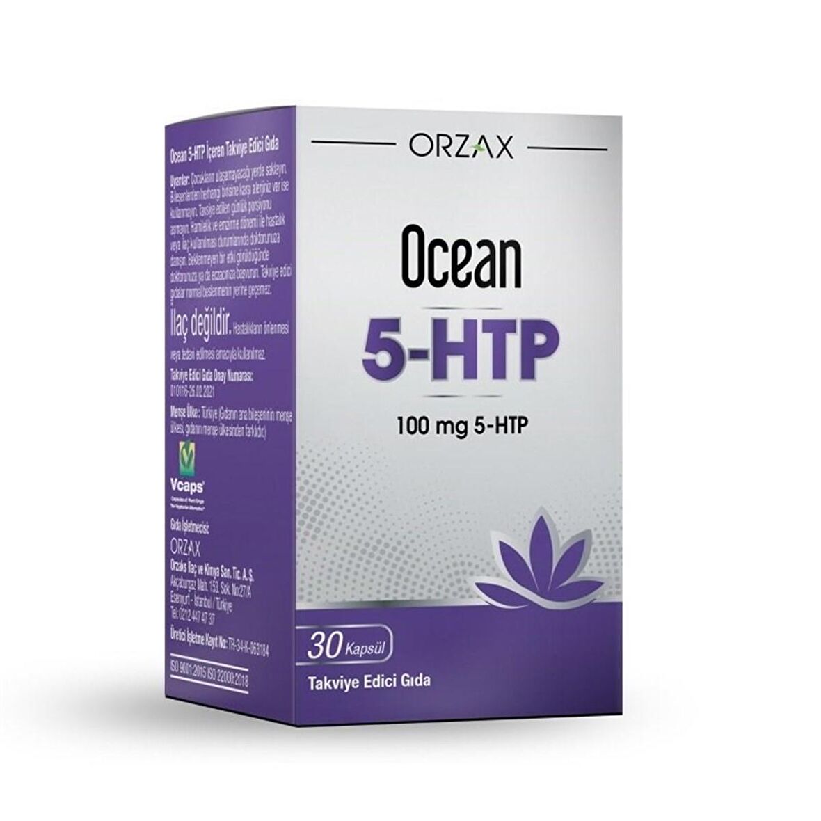 Ocean 5-HTP 100 mg 30 Kapsül