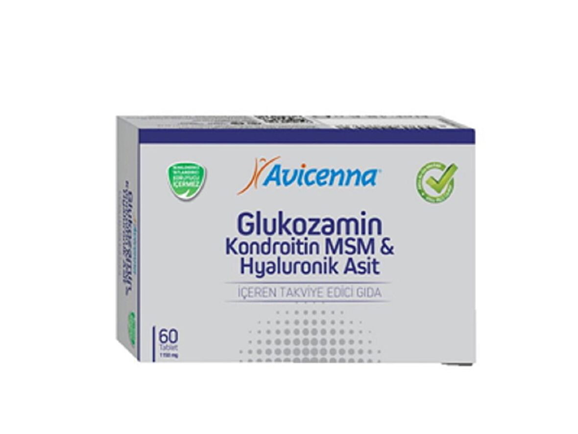 Avicenna Glukozamin Kondroitin MSM & Hyaluronik Asit 60 Tablet